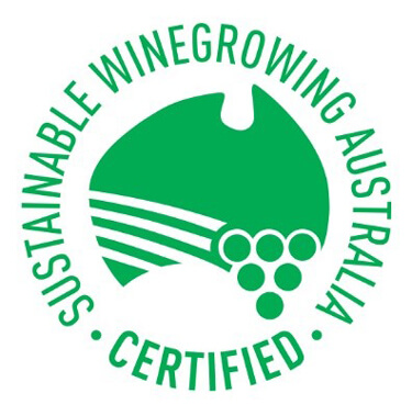 July 2020 Sustainable Winegrowing Australia logo - making sustainable wine with renewable energy